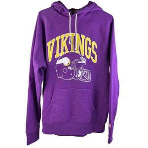 Minnesota Vikings NFL Unisex Hoodie HOMAGE Purple Pullover Sweatshirt Size M NWT